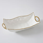 Golden Handles Rectangular Centerpiece